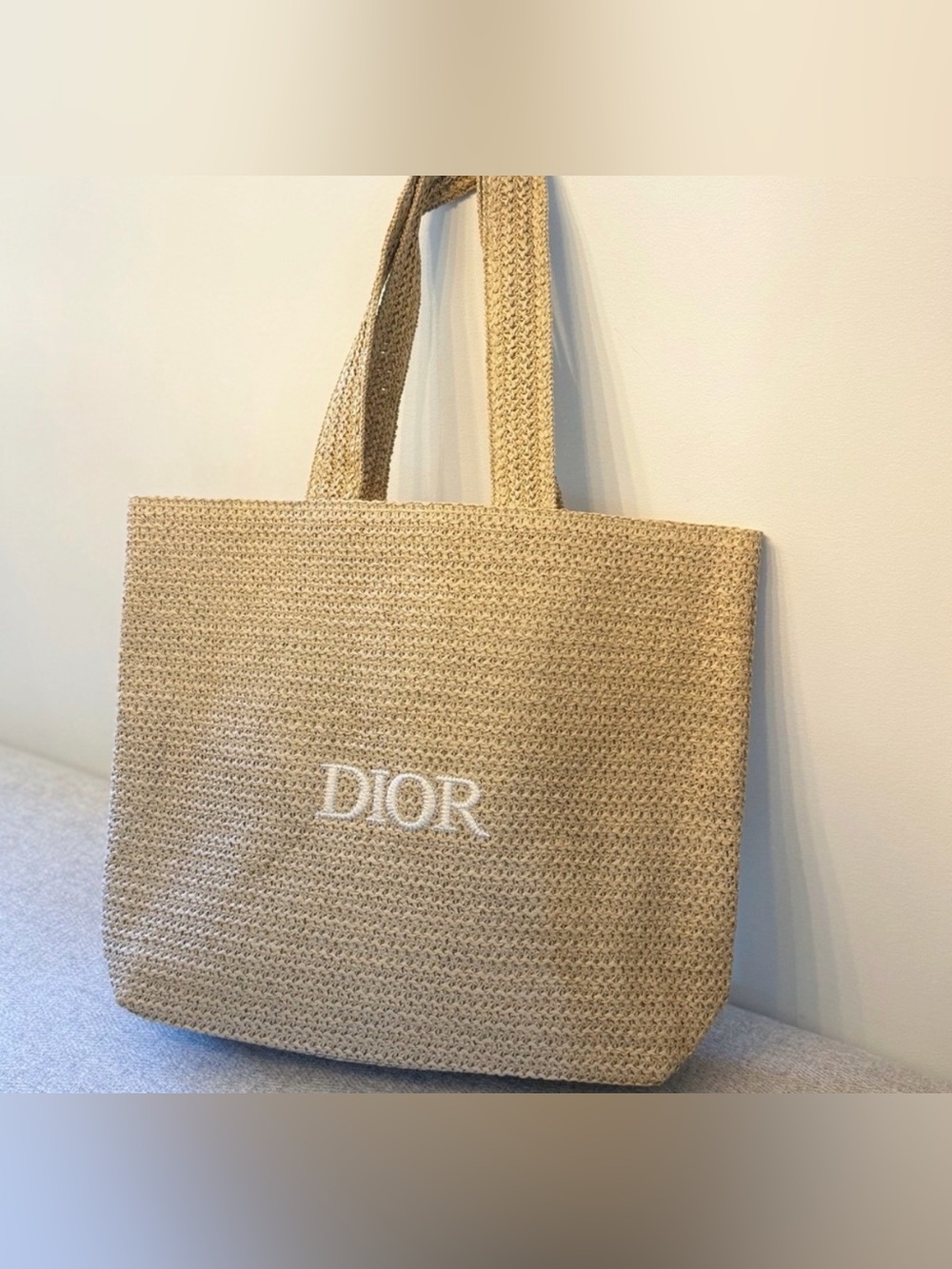 Dior Beauty Raffia Straw Tote Bag - Picture 5 of 8